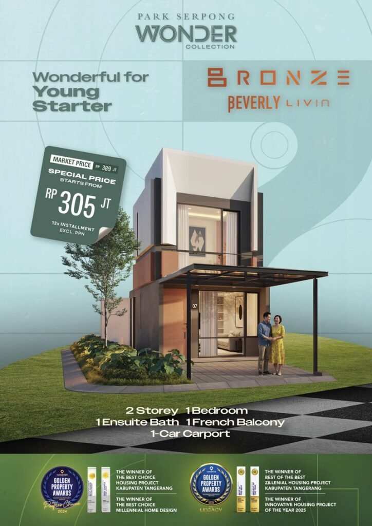 bronze beverly livin park serpong
