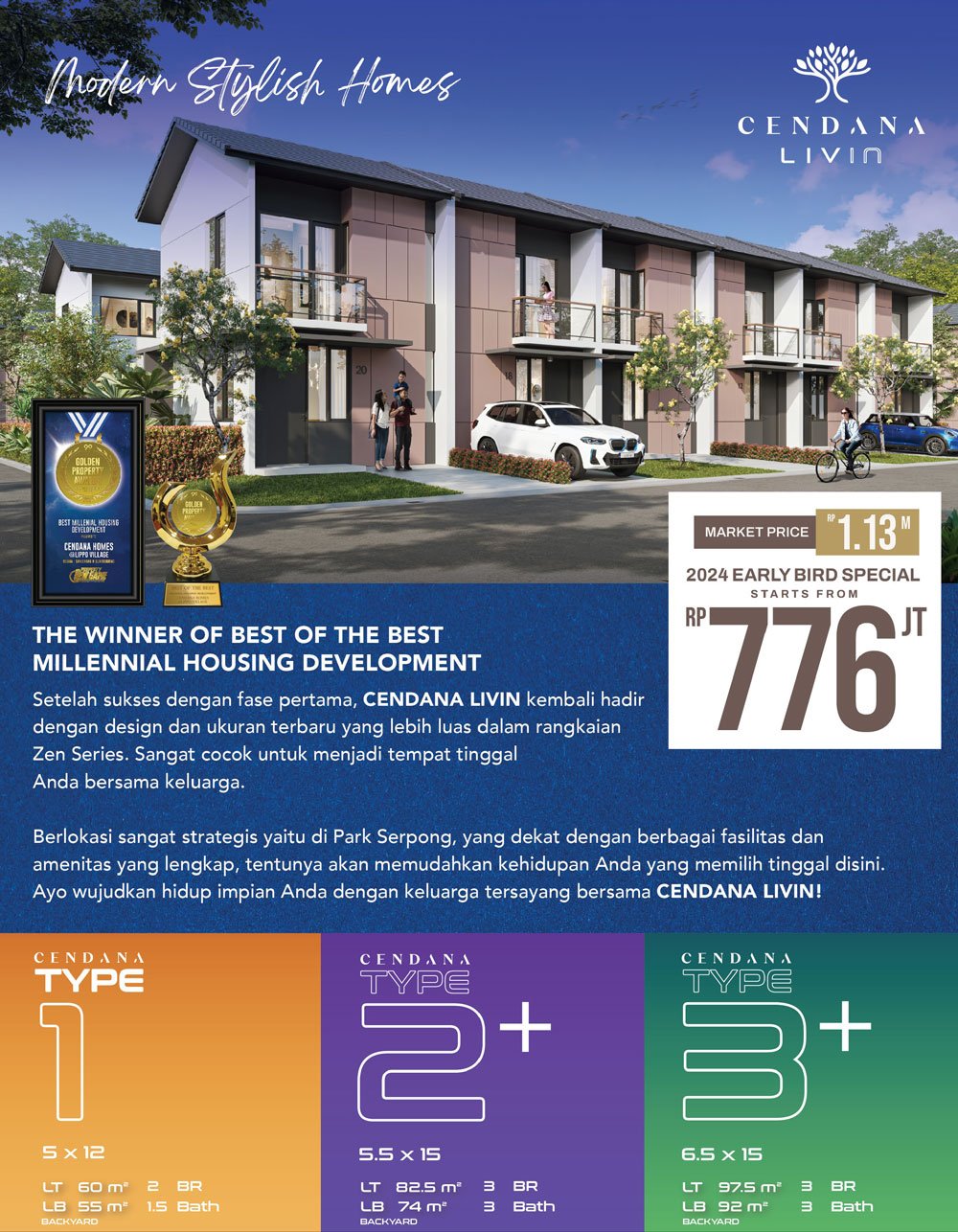 cendana livin park serpong