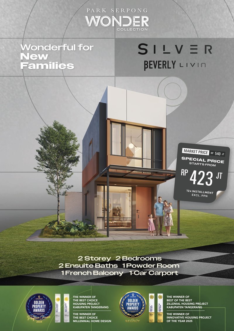 silver beverly livin park serpong