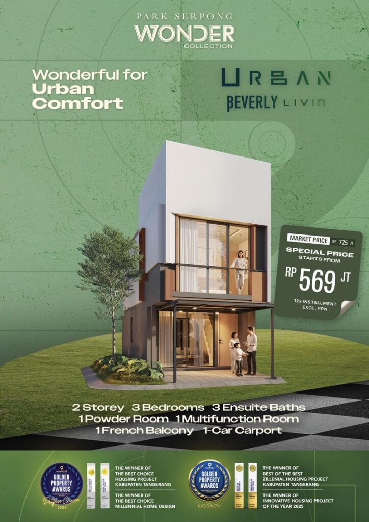 urban beverly livin park serpong