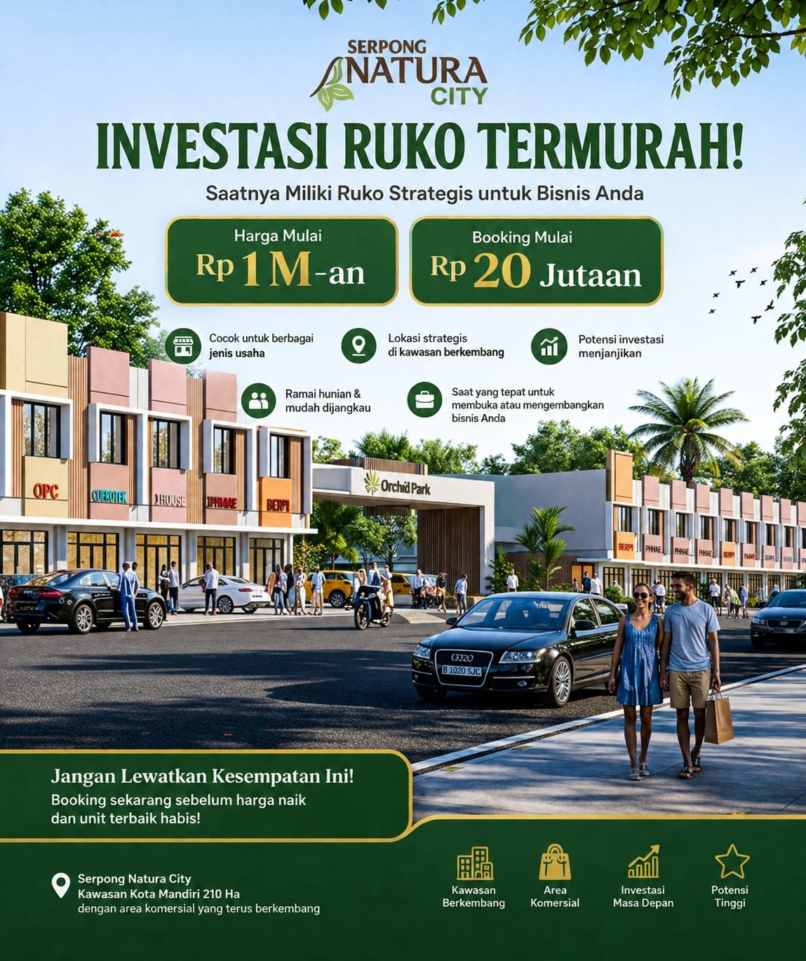 Investasi ruko Serpong Natura City