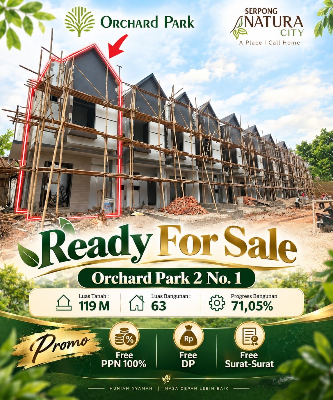 Serpong Natura City Orchard Park 2 nomor 1