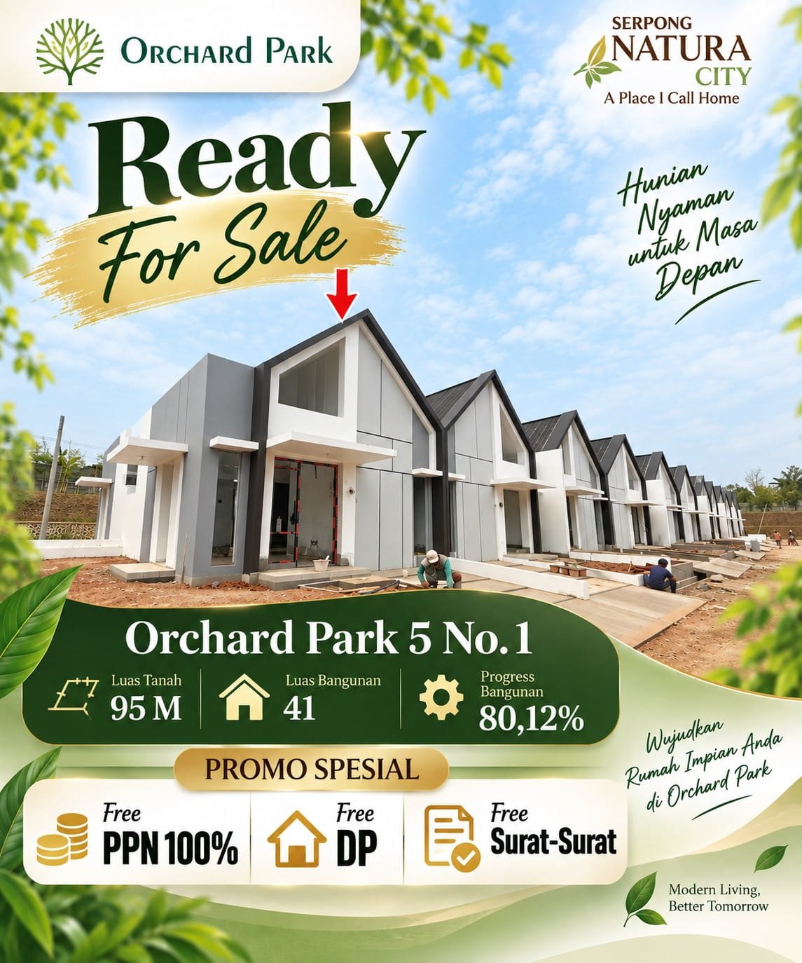 Serpong Natura City Orchard Park 5 nomor 1